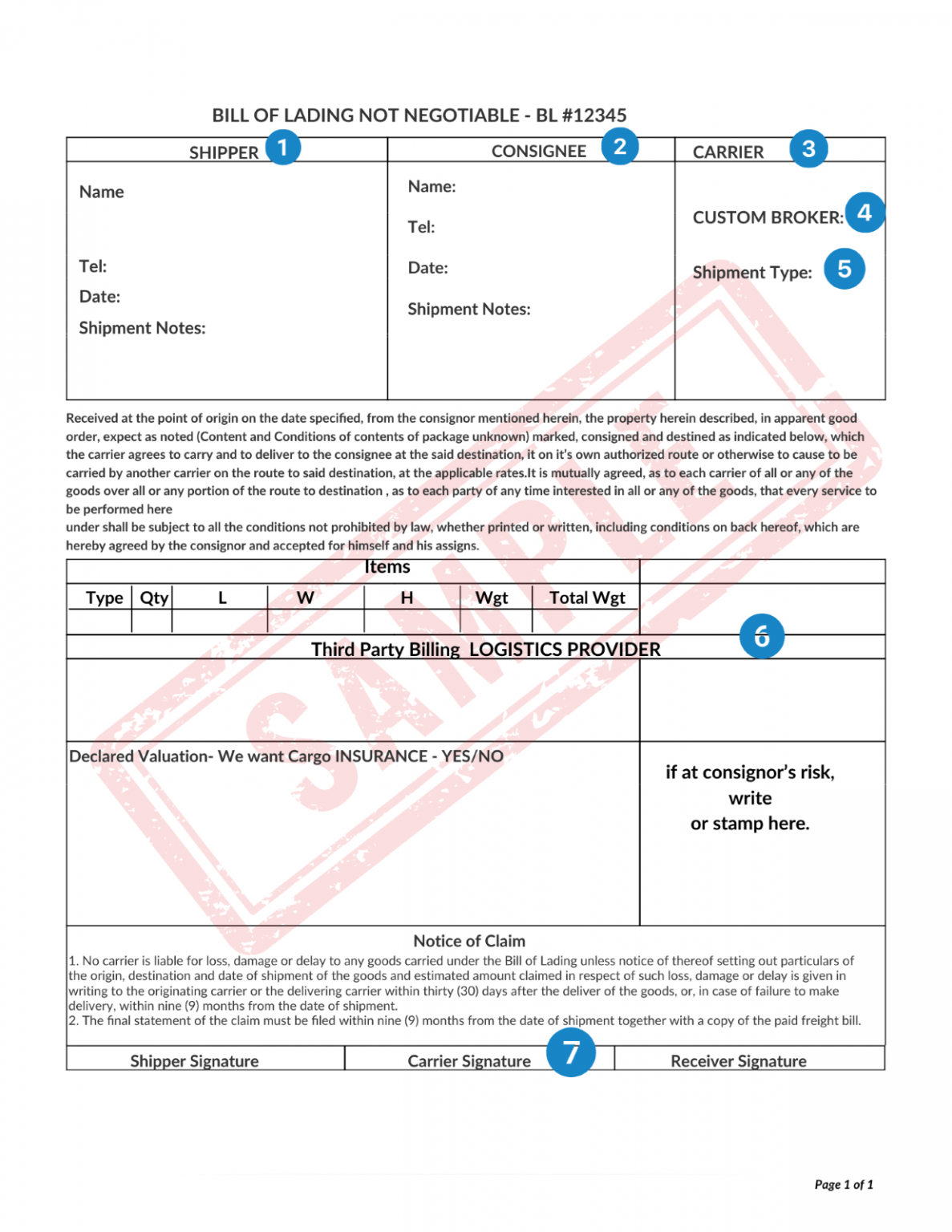 Understanding The Basics Of A Bill Of Lading