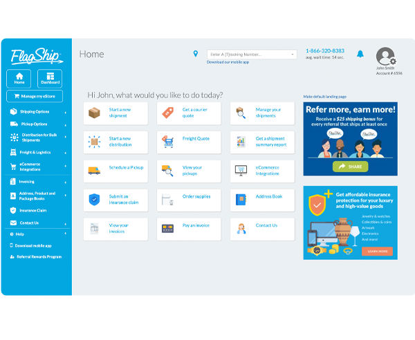 Flaghship Dashboard